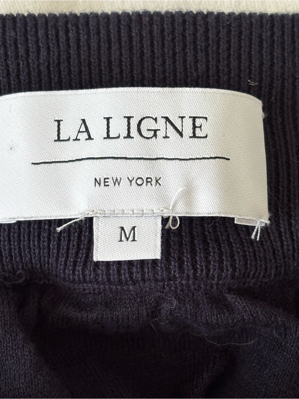 La Ligne Black Knit Pullover